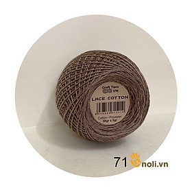 Sợi lace cotton hộp 6 cuộn (từ mã 56 đến mã 94)