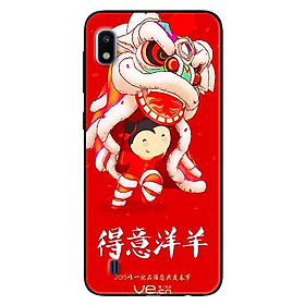 Ốp lưng in cho Samsung A10 Mẫu Múa Lân