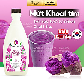 Sốt Khoai Lang Tím POMONA Purple Sweet Potato Sauce Nguyên Liệu Pha Chế Hàn Quốc 2kg