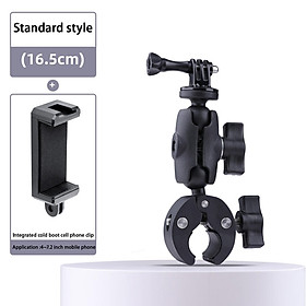 Motorcycle Handlebar Camera Mount 1/4 360 Degree Rotary