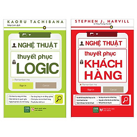 Combo Kỹ Năng Làm Việc Bán Chạy: Nghệ Thuật Thuyết Phục Logic + Nghệ Thuật Thuyết Phục Khách Hàng (Bộ 2 Cuốn Cẩm Nang Đắc Lực Trong Giao Tiếp / Tặng Kèm Bookmark Happy Life)