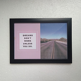 Bộ khung tranh treo tường hoa cỏ 1 KA268 Tặng kèm đinh 3 chân