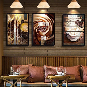 Tranh Treo Tường Hiện Đại Phòng Khách - Cafe 51-a-b-c