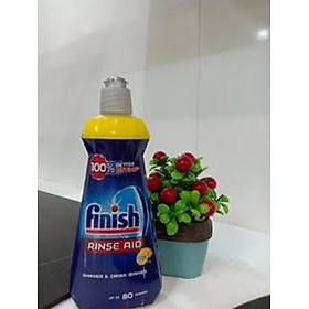 Nước làm bóng và Hỗ Trợ Sấy khô chén, đĩa Finish chai 400ml