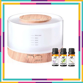 Mua Máy Tinh Dầu Ban Mai | Giúp Xông Phòng  Đuổi Muỗi | Tặng 3 Chai Tinh Dầu Kobi Sả Chanh + Bạc Hà + Oải Hương Nhập Khẩu Ấn Độ | Kèm Remote
