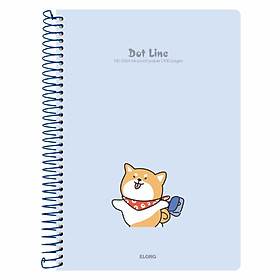 Sổ Dot Line lò xo đơn A4 300 trang 100/76; MS: 599