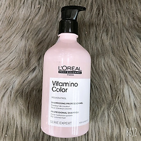 Dầu xả L'oreal Serie Expert Vitamino color conditioner chăm sóc tóc nhuộm