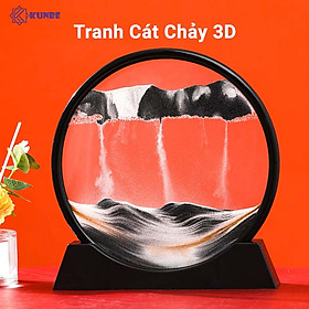 Tranh Cát Chảy Chuyển Động 3D KUNBE Nhiều Mẫu Trang Trí Nhà Cửa Bàn Làm Việc, Giảm Stress