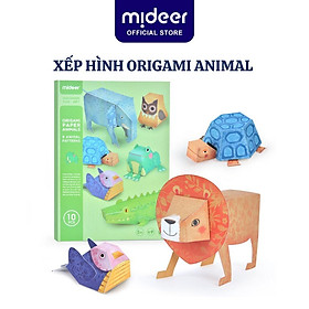 Giấy gấp Origami Thủ Công Các Con Vật Mideer ORIGAMI PAPER ANIMALS