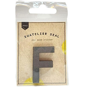 Ký Tự Gỗ Suatelier 1706 - Chữ F
