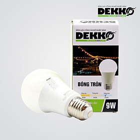 Mua BÓNG ĐÈN LED TRÒN 2203 DEKKO 9W SIÊU TIẾT KIỆM ĐIỆN - ĐỘ BỀN LÊN TỚI 15 NĂM