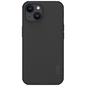 Ốp Lưng cho iPhone 15 / 15 Plus / 15 Pro / 15 Pro Max Nillkin Super Frosted Shield Pro Case - Hàng Chính Hãng - Đen - iPhone 15