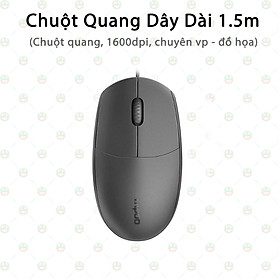 Mua  Loại Tốt  Chuột Dây Máy Tính KhoNCC RFN100 Hàng Chính Hãng - Độ Nhạy Đến 1600dpi - Cổng USB Dây 1.5 mét - KLVQ-3288-RPN100