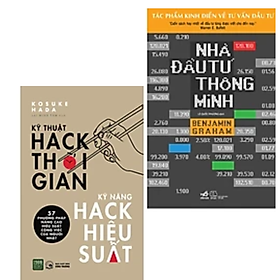 Combo 2 cuốn Sách Kĩ Năng Làm Việc : Kĩ Thuật Hack Thời Gian, Kĩ Năng Hack Hiệu Suất + Nhà Đầu Tư Thông Minh (Tái Bản 2020)