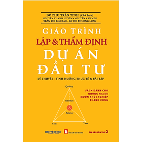 Hình ảnh Giáo Trình Lập Và Thẩm Định Dự Án Đầu Tư ( Lý Thuyết - Tình Huống Thực Tế Và Bài Tập )