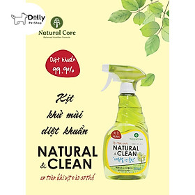 XỊT KHỬ MÙI DIỆT KHUẨN NATURAL CLEAR KOREA 500ML