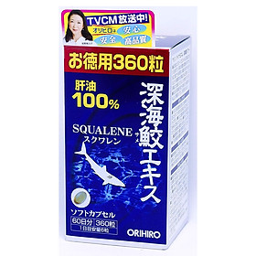 Thực phẩm bảo vệ sức khỏe Sụn vi cá mập Orihiro Squalene Nhật Bản – Hỗ trợ xương khớp