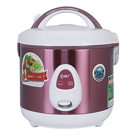 Nồi Cơm Điện Nắp Gài Comet CM8025 1.0L Giao màu ngẫu nhiên - Hàng Chính Hãng