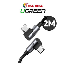 Cáp USB Type-C to Type-C 90 độ Ugreen M/M Cable US335 - Hàng chính hãng