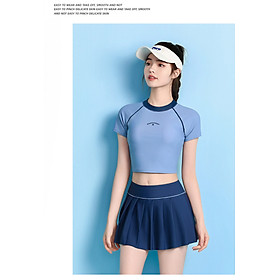 Đồ bơi bé gái rời size đại 10-20 tuổi in chữ summ vải cao cấp vải co giãn cực tốt kiểu dáng thời trang