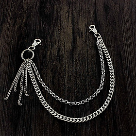 Xích đeo quần 3 tầng thả xích tua rua