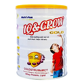 Sữa bột Nutri Plus IQ & Grow phát triển chiều cao, trí não cho bé 900G Sunbaby NTSBTH2019