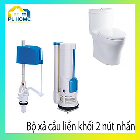 Bộ xả bồn cầu 2 nhấn két rời Hùng Anh VS403 hàng cao cấp