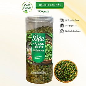 Mua  500GR  Đậu Hà Lan sấy tỏi ớt CAO Foodshop  món ăn vặt truyền thống siêu ngon phải thử