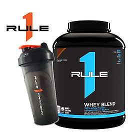 Hình ảnh Review Sữa tăng cơ Rule 1 Whey Blend 64-69 servings - 2.2kg tặng Rule 1 Shaker