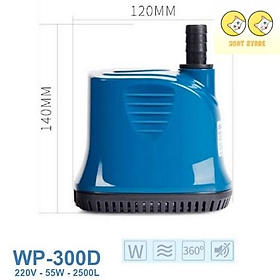 Mua Máy bơm chìm hồ bể cá thác nước 220V WP-300D 2500L