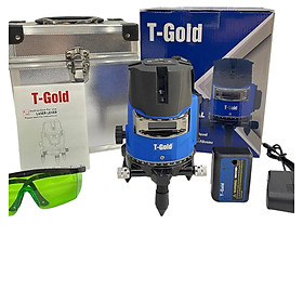 Mua Máy Cân Bằng laser  T-GLD 5 Tia Xanh hộp nhôm kèm chân