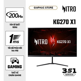 Mua Màn hình LCD Acer 27 Nitro KG270 M5 (UM.HX0SV.501) (1920 x 1080/ IPS/ 180Hz/ 1ms) - Hàng Chính Hãng