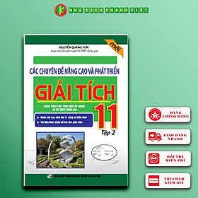 Sách Các Chuyên Đề Nâng Cao Và Phát Triển Giải Tích 11 (Tập 2)