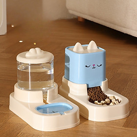 Bát ăn và bình uống nước cho chó mèo là bản thiết kế hiện đại, tiện lợi. Tự động cấp thức ăn và nước cho chó mèo đảm bảo đầy đủ đồ ăn cho thú cưng