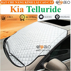 Tấm che nắng kính lái ô tô Kia Telluride vải dù 3 lớp cao cấp TKL - OTOALO