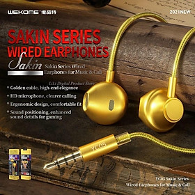 Mua Tai Nghe Nhét Tai  Tai Mạ Vàng YC05 Bass Đập Căng
