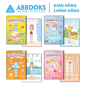 Sticker Bộ 4 Cuốn Siêu Đáng Yêu - Fashion Show Công Chúa - Mùa Đông, Mùa Hạ, Mùa Xuân, Mùa Thu