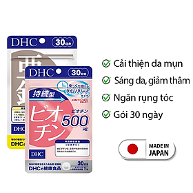 COMBO Tóc dài móng khỏe DHC Nhật Bảnthực phẩm chức năng cải thiện da, tóc