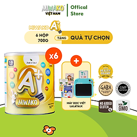 Combo 6 Hộp Miwako A+ Vị Vani Hộp 700g