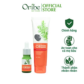 Combo Hỗ Trợ Trị Mụn Oriss - Sữa Rửa Mặt Ngừa Mụn Oriss 100g + Serum ngăn ngừa mụn Oriss 10g