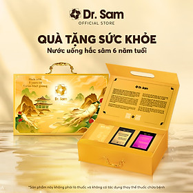 Hộp quà tặng 2 hộp nhỏ - Nước uống hắc sâm Dr. Sam MANCORE & youthology giúp bổ sung năng lượng toàn diện - 2 Hộp x 10ml