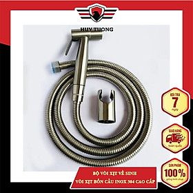 Mua Bộ vòi xịt về sinh   vòi xịt bồn cầu inox 304 cao cấp ( đầu vòi xịt   dây inox   giá đỡ vòi xịt )