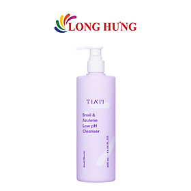 Sữa rửa mặt dịch lọc ốc sên TIA'M Snail & Azulene Low PH Cleanser (30ml/200ml/400ml) - Hàng chính hãng