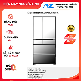 Tủ lạnh Hitachi Inverter 735 lít Multi Door R-ZX740KV X - HÀNG CHÍNH HÃNG - CHỈ GIAO HCM