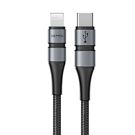 Mua Cáp sạc nhanh chuẩn MFi dài 1.2m 18W  siêu bền cho iPhone USB Type C to Lightning Baseus BMX Double-Deck - Hàng chính hãng