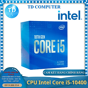 Hình ảnh CPU Intel Core i5-10400 (2.9GHz turbo up to 4.3GHz, 6 nhân 12 luồng, 12MB Cache, 65W) - Socket Intel LGA 1200 - Hàng chính hãng Viễn Sơn phân phối