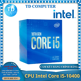 Hình ảnh CPU Intel Core i5-10400 (2.9GHz turbo up to 4.3GHz, 6 nhân 12 luồng, 12MB Cache, 65W) - Socket Intel LGA 1200 - Hàng chính hãng Viễn Sơn phân phối