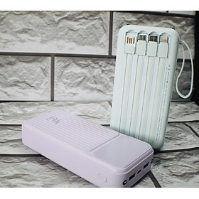 Mua Pin Sạc Dự Phòng 20000mAh Linrui LR010 Kèm Sẵn Cáp Đa Năng  Cổng Ra Type C - Hàng Chính Hãng