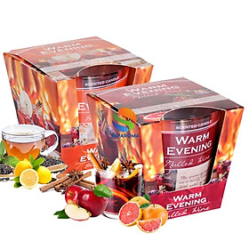 Mua Combo 2 Ly nến thơm tinh dầu Bartek Warm Evening 115g QT02788 - quế  hồi  cam đỏ  trang trí  thơm phòng  thư giãn  hỗ trợ khử mùi (giao mẫu ngẫu nhiên)