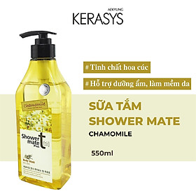 Sữa tắm cao cấp Hàn Quốc Showermate Chamomile (Hoa Cúc) (Tinh chất hoa cúc làm mềm da) 550ml